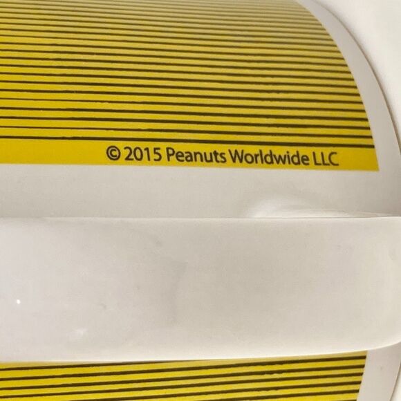 Ceramic Snoopy Dog Peanuts Coffee Mug Cup ZAK Designs 2015 11.5oz. NWT Yellow - Picture 3 of 12